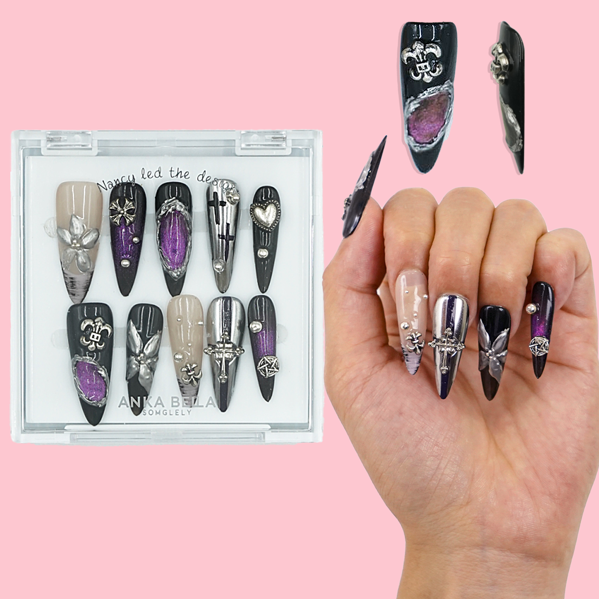 Blacksworn Holy Symbol Nail-Anke Bella