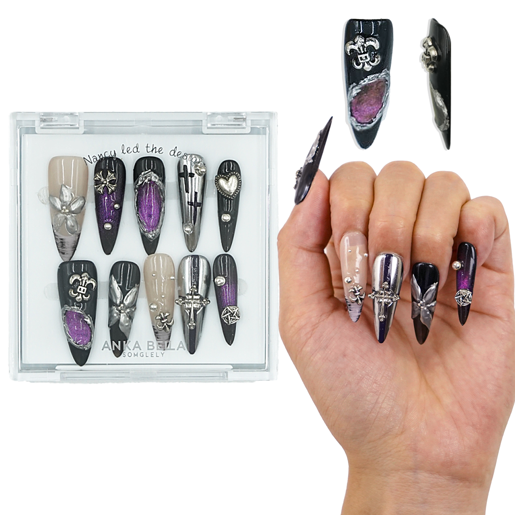 Blacksworn Holy Symbol Nail-Anke Bella