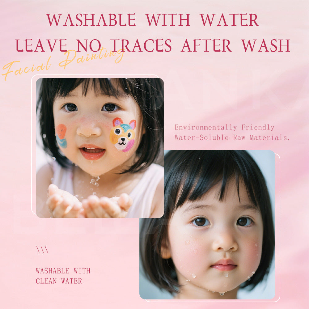 Classic Trio round cake Face painting&Anka bella