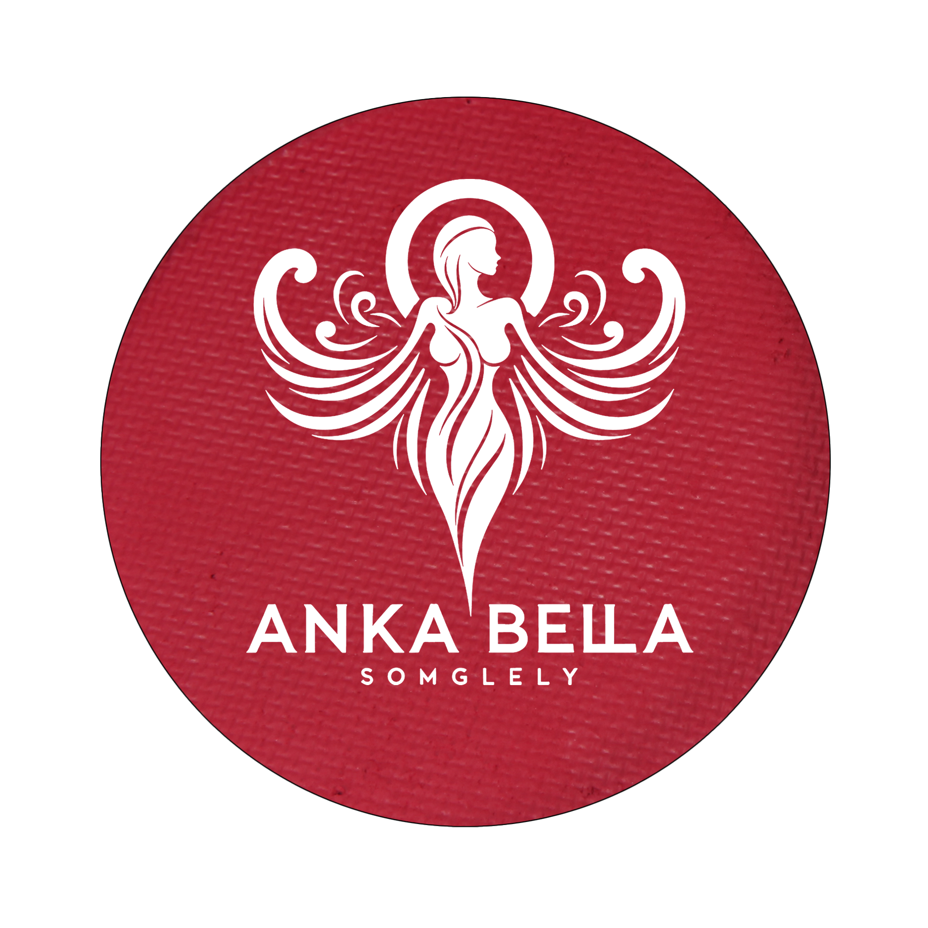 Round Cake Face Painting, Anka bella