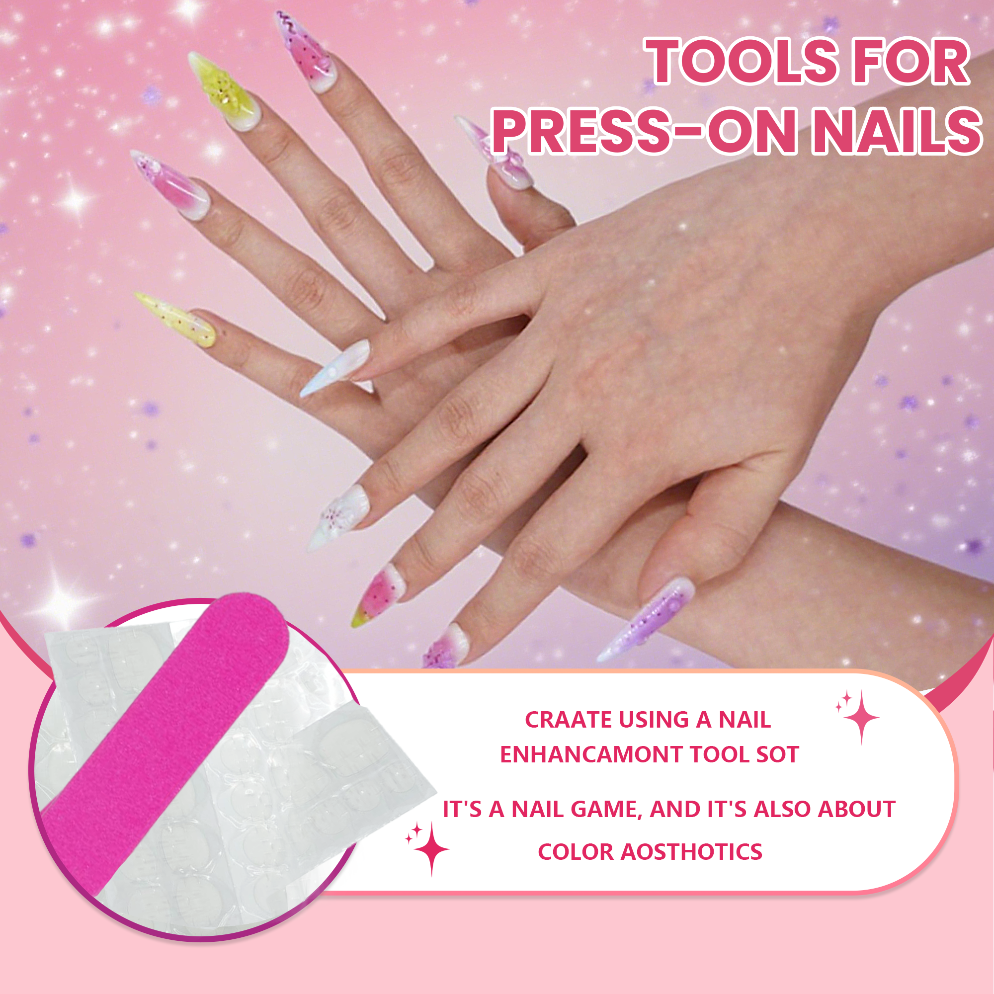 Gradient Garden Nail Art-Anke Bella