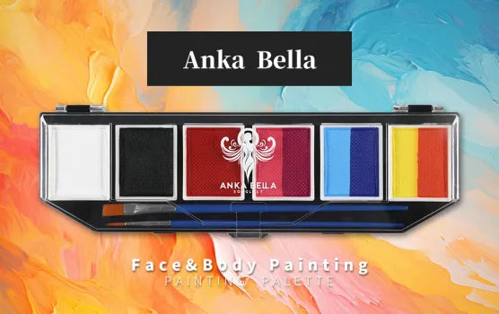(Free beginner tutorials)Face painting material package