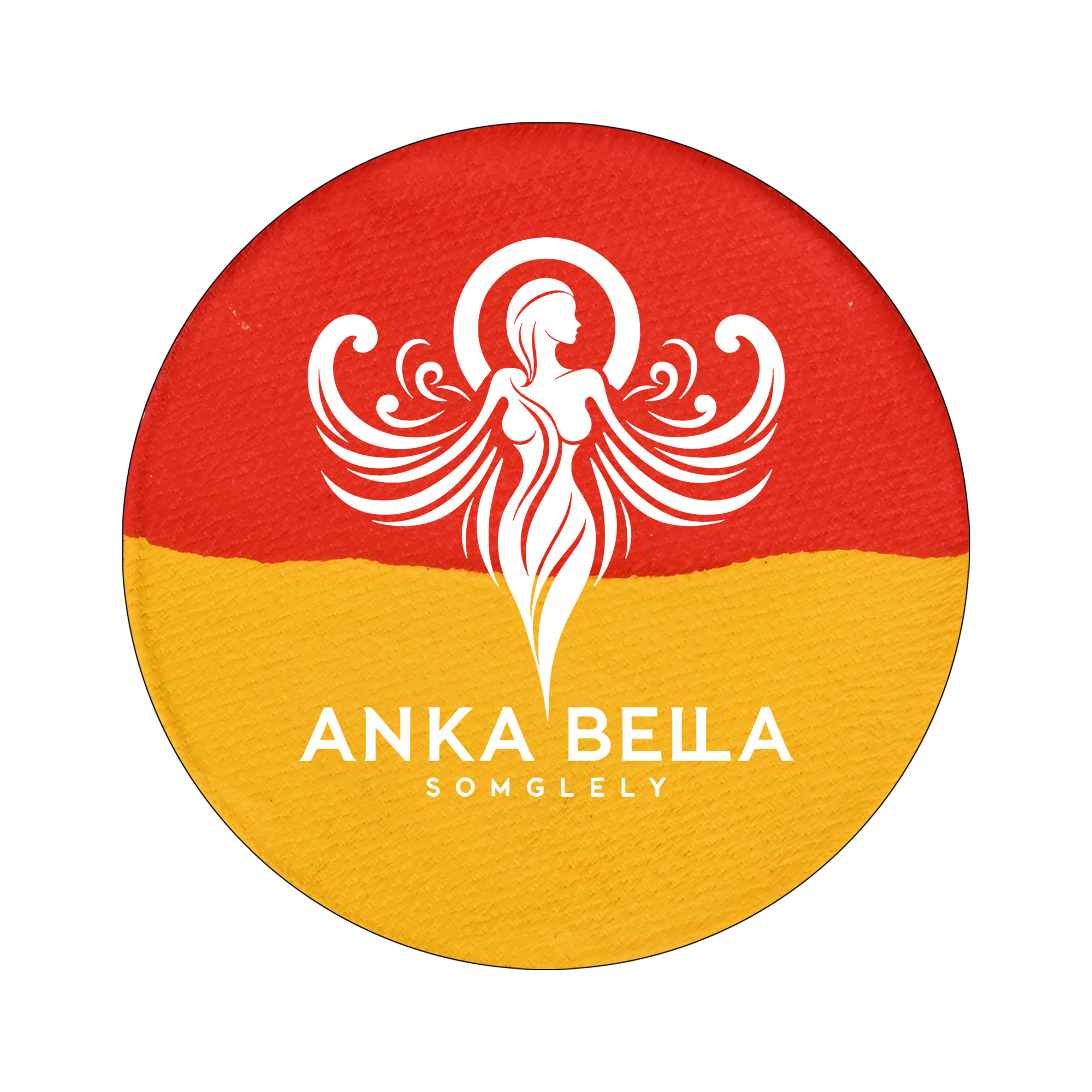 Round Cake Face Painting, Anka bella