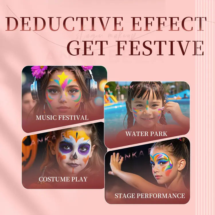 Water-Based vs. Oil-Based Body Paint: How to Choose? (And Why Our Oil-Based Paints Are a Game-Changer!） Anka Bella