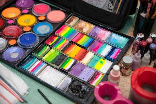 Is it better to use water-based paint than oil-based paint for face painting?