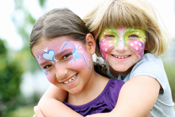 What are the ingredients of face paint and are they harmful to the human body?