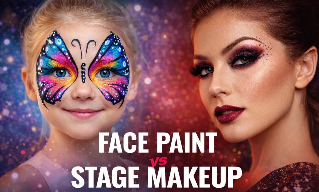 Face Paint vs Stage Makeup: What’s the Difference? | Anka-Bella
