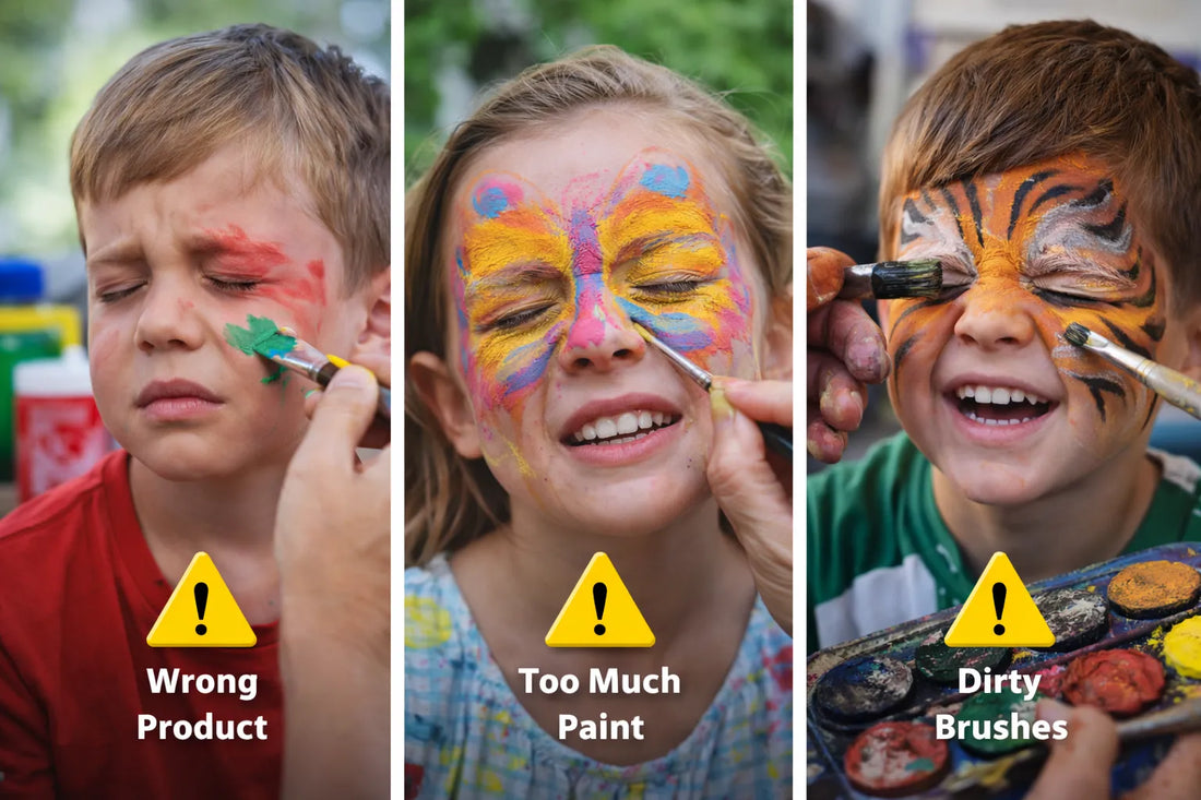 What Are the Most Common Face Painting Mistakes When Working with Kids?