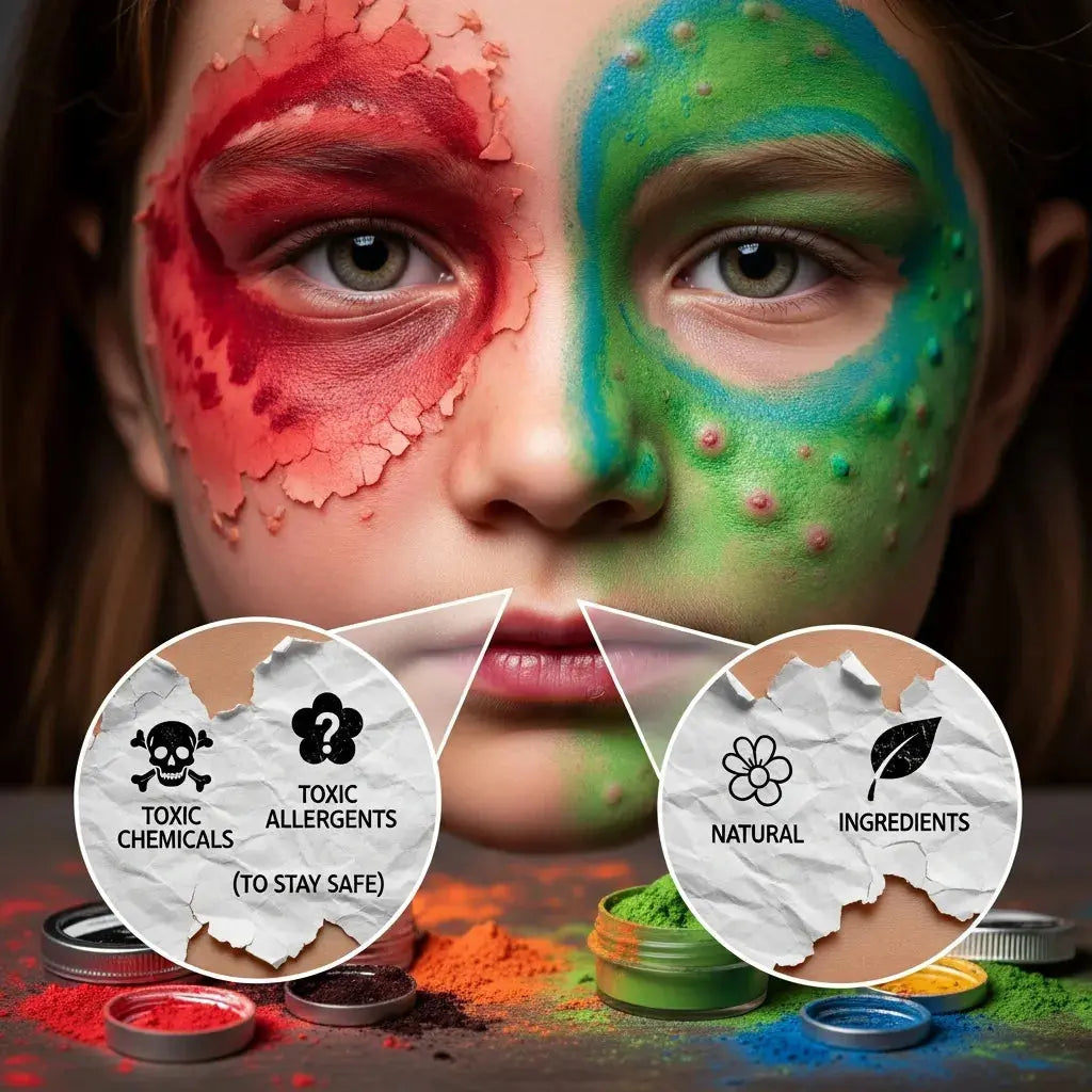 Is Face Paint Safe for Sensitive Skin? The Scary Truth About Ingredients (And How to Stay Safe) Anka Bella