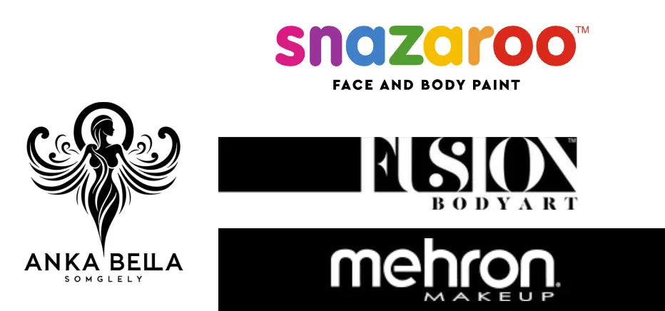 Anka-Bella vs Fusion Body Art vs Mehron vs Snazaroo