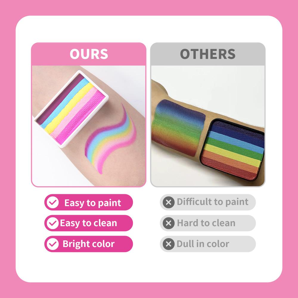 Professional Paint for Children,Easy to Clean and Bright (Dream Rainbow set)