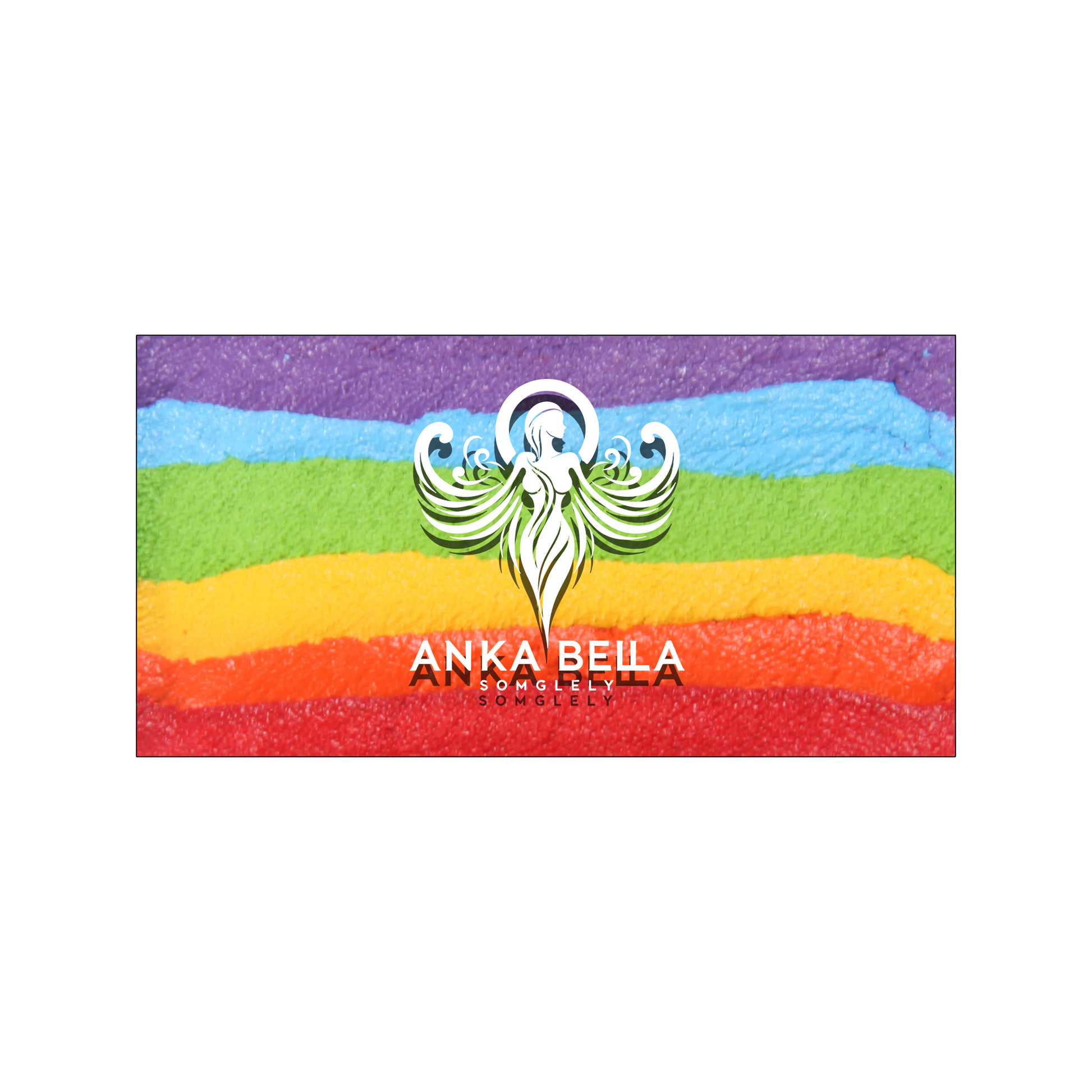 1 Pintura facial de colores del arcoíris de Anka Bella