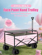 Anka Bella Foldable Face Paint Hand Trolley with Tabletop Anka Bella