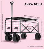 Anka Bella Foldable Face Paint Hand Trolley with Tabletop Anka Bella