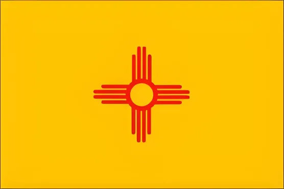 Pintura de la bandera de un estado estadounidense