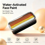 Anka Bella water-activated autumn gold face paint tin palette, 13g 58*25*14mm non-toxic vibrant pigment easy to clean for kids Thanksgiving costume makeup