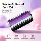 Anka Bella water activated purple gradient face paint tin 13g 58*25*14mm non-toxic vibrant washable face paint for children carnival costume makeup