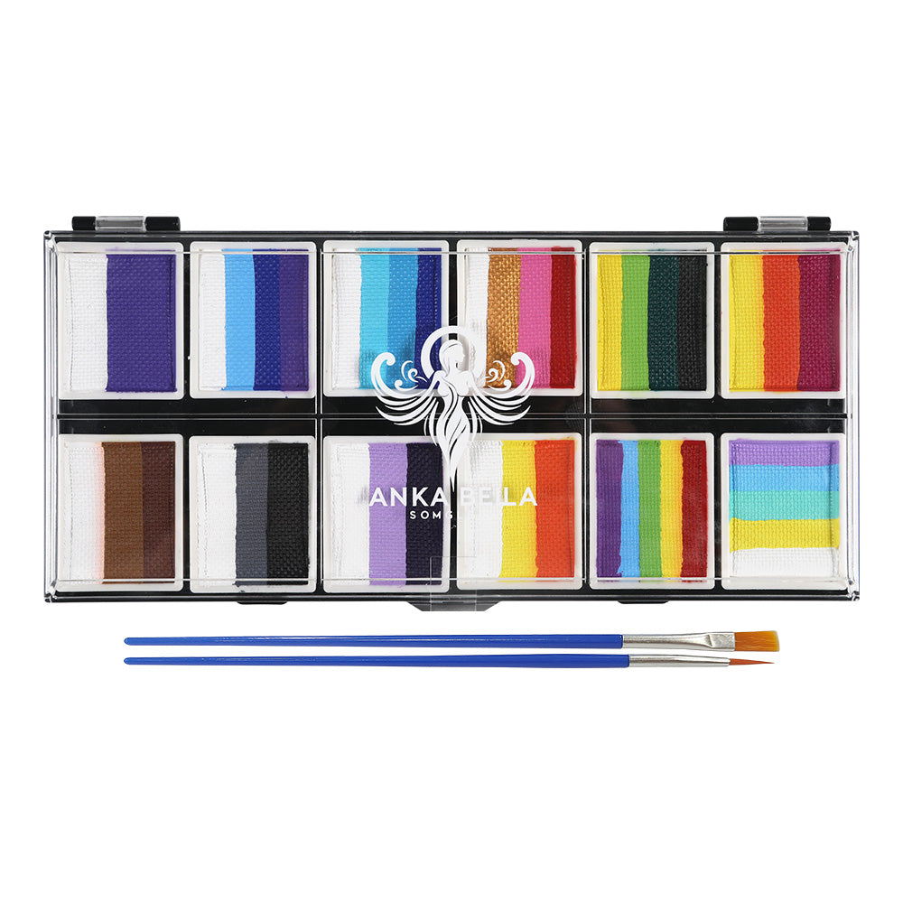 （Free beginner tutorials）Face painting material package