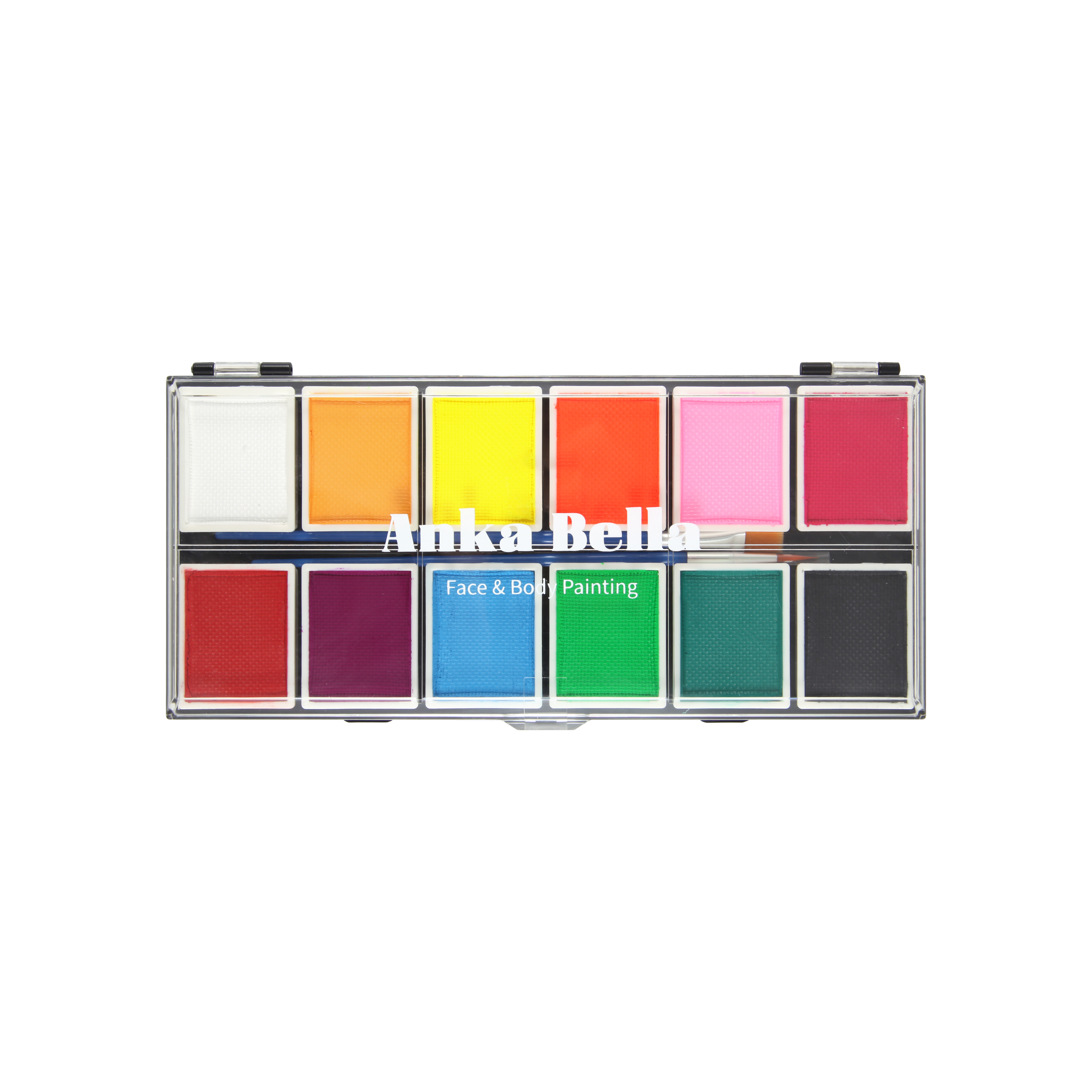 Classic 12-color palette  face painting Anka Bella