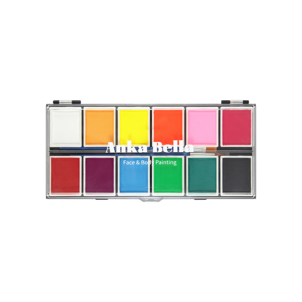 Classic 12-color palette  face painting Anka Bella Anka Bella