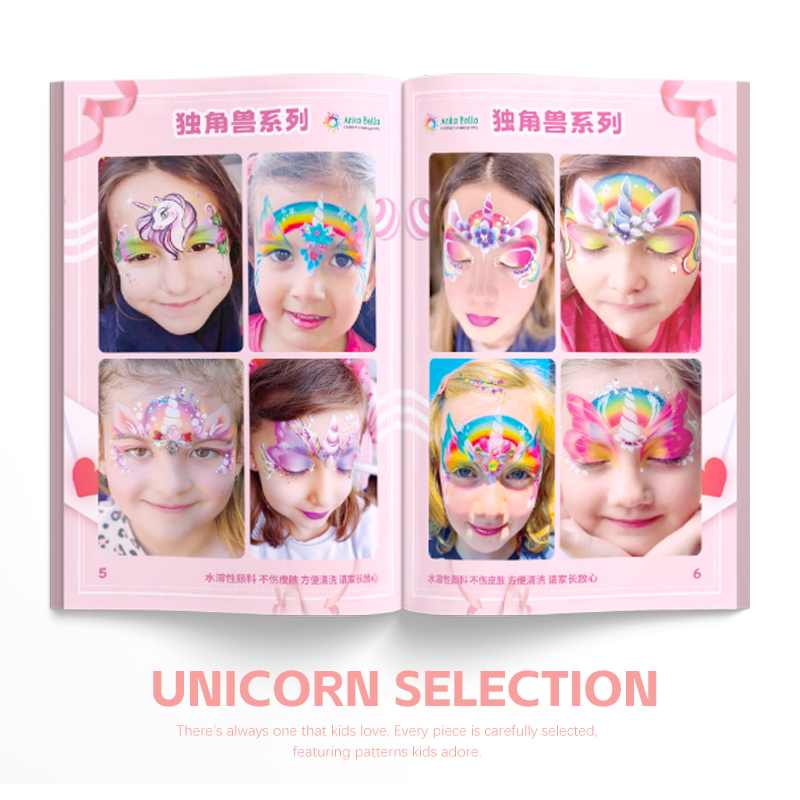 Face Painting Design Anthology for Kids – 160 Patterns, 12 Themes