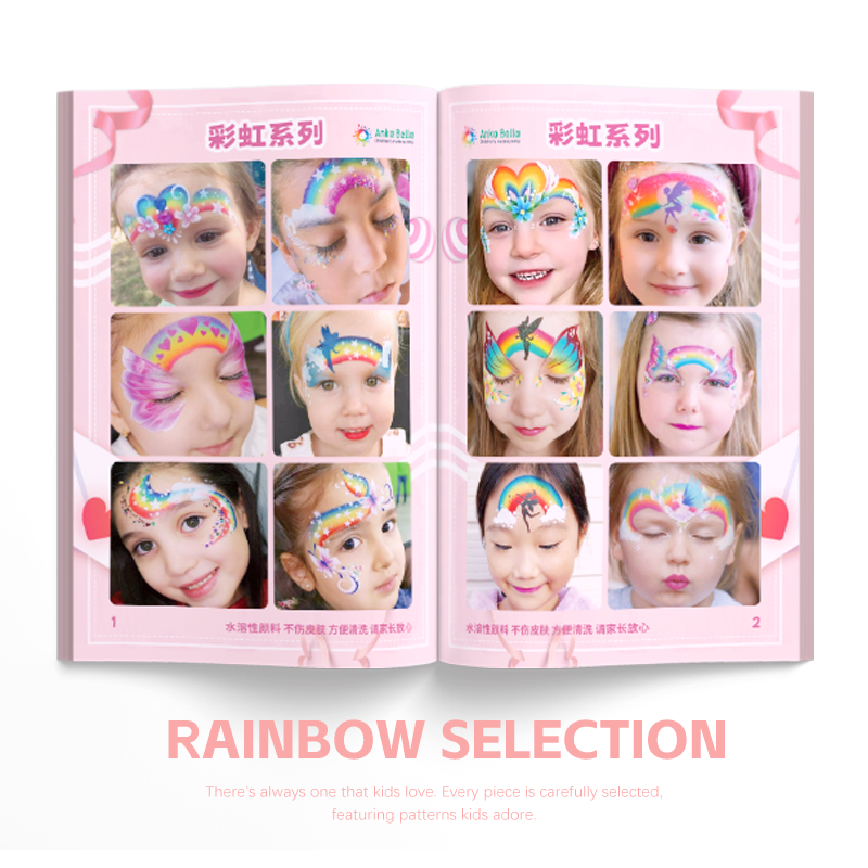 Face Painting Design Anthology for Kids – 160 Patterns, 12 Themes
