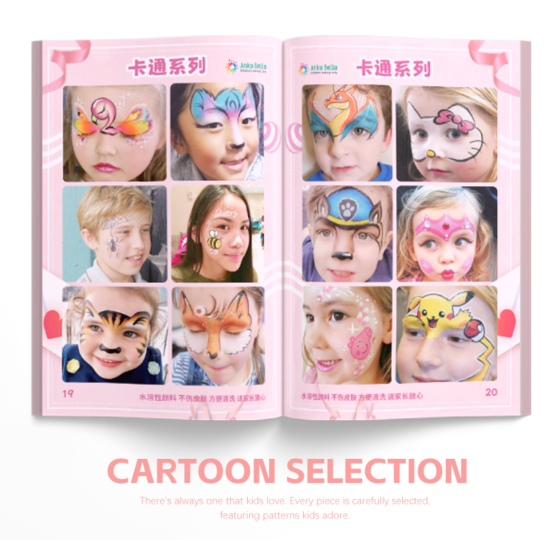 Face Painting Design Anthology for Kids – 160 Patterns, 12 Themes
