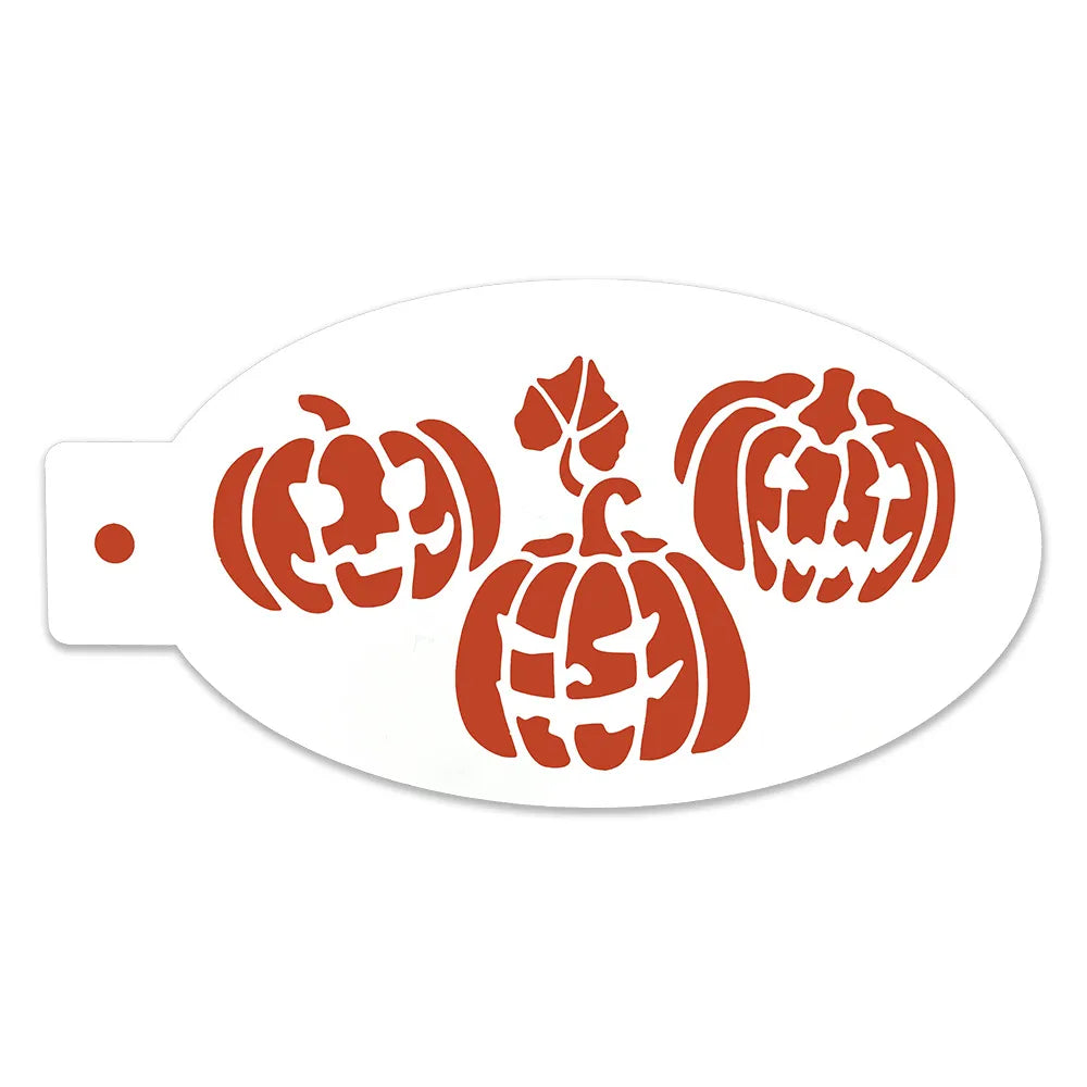 Halloween Stencils | Pumpkin | Spider | Blood | Rose | Cross