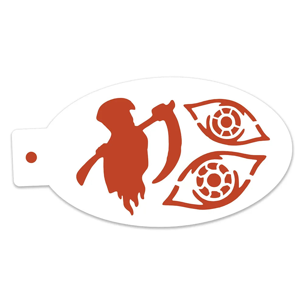 Halloween Stencils | Pumpkin | Spider | Blood | Rose | Cross