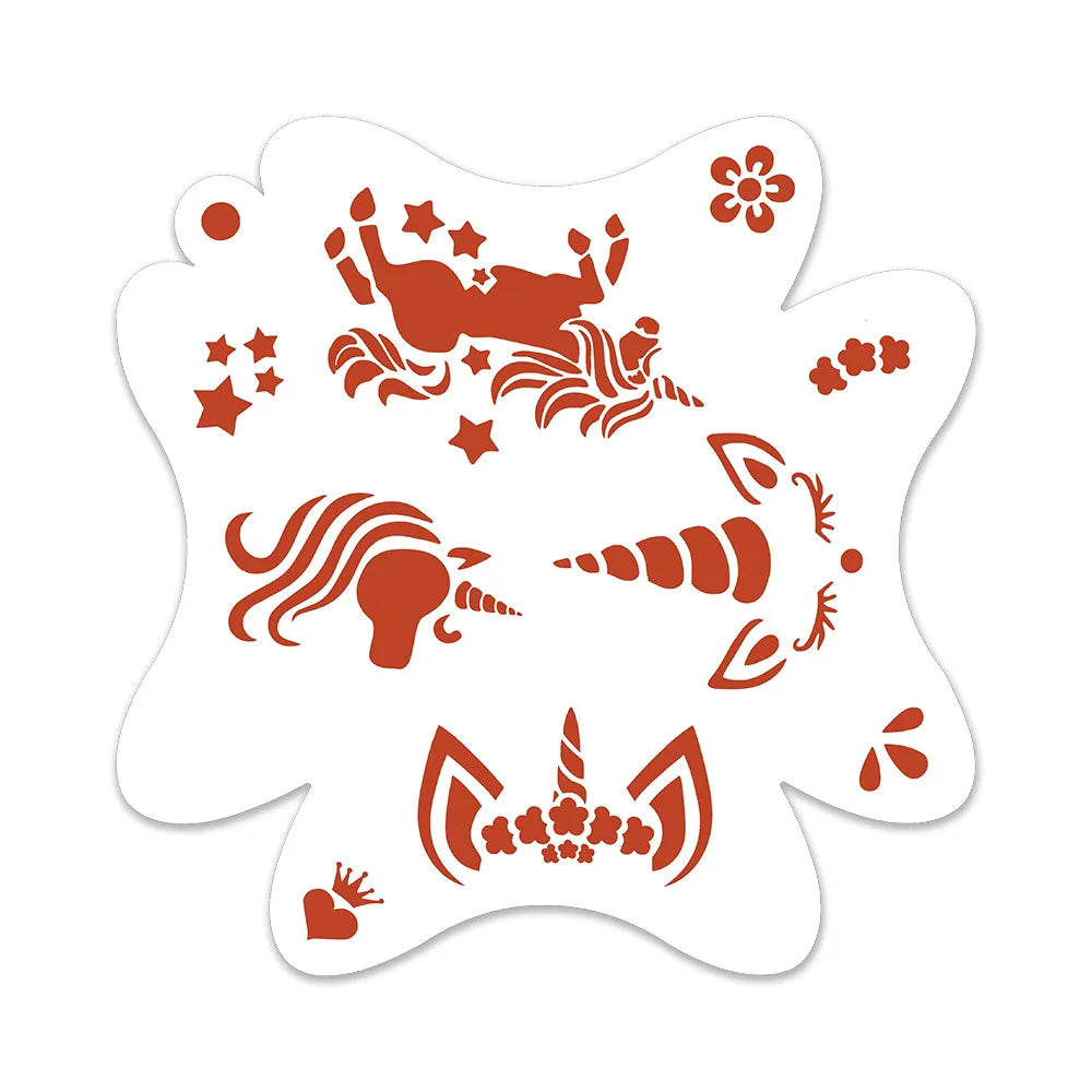 Stencil Sets | Mermaid | Snowflakes | Animal | Unicorn | Sea