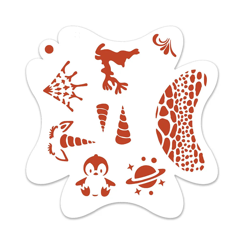 Stencil Sets | Mermaid | Snowflakes | Animal | Unicorn | Sea