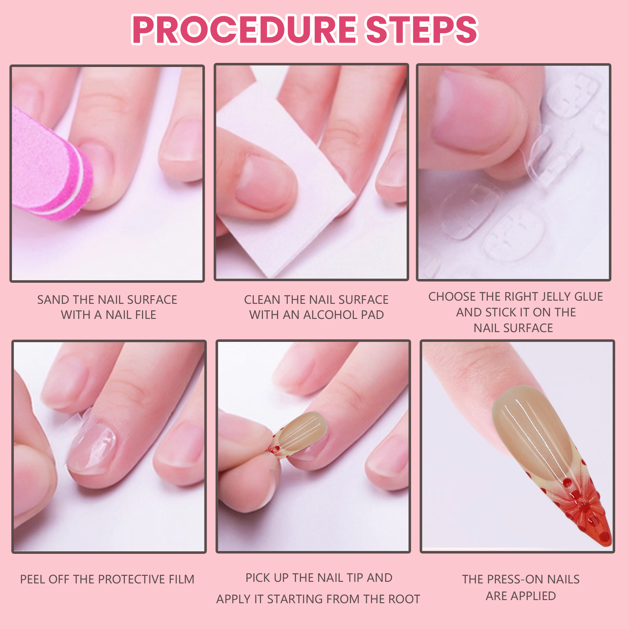 Rose Honey Shadow Nails-Anke Bella