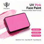 Anka Bella UV Pink solid face paint cake 50g water‑based professional face body art paint