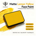Anka Bella Matte Lemon Yellow Face Paint 50g, Skin-safe for Kids Party & Halloween Anka Bella