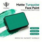 Anka Bella 50g matte turquoise face paint, water based smooth blend body paint