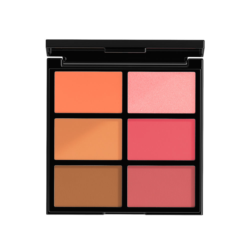 High-Pigment Stage Blush Palette (Safe for Kids & Teens)