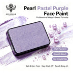 Anka Bella Pearl Pastel Purple solid face paint cake 50g water‑based professional face body art paint high pigment shimmer soft pastel pearl purple