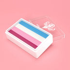 Rose Elsa Rainbow Strips Face Paintings, Anka Bella Anka Bella