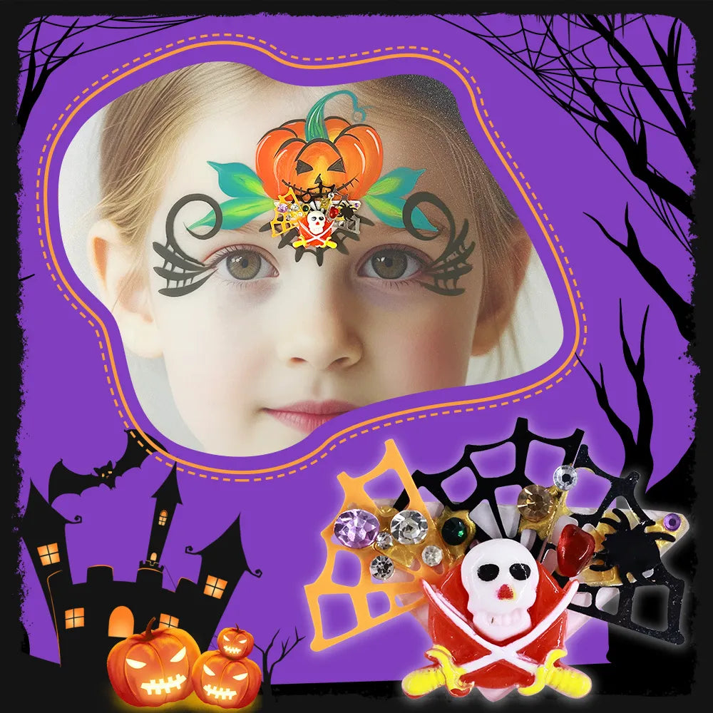 Halloween Series Brow Stickers (9 pieces)-Anka Bella