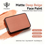 Anka Bella 50g matte deep beige face paint, water based smooth blend body paint