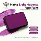 Anka Bella 50g matte light magenta face paint, water based smooth blend body paint