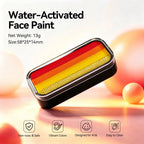 Anka Bella water-activated fire red face paint tin palette, 13g 582514mm non-toxic vibrant pigment easy to clean for kids fire theme costume makeup
