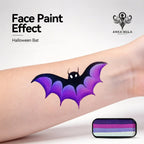 Anka Bella 4 Shade Purple Magenta Lavender White Water Activated Face Paint, Non-Toxic Skin Safe Washable Kids Body Paint for Party Cosplay Anka Bella