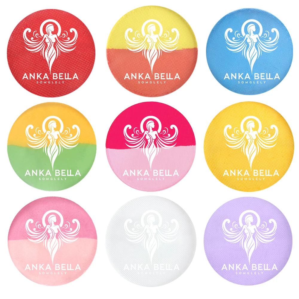 Bright bright color suit，Face paint，Ankabella