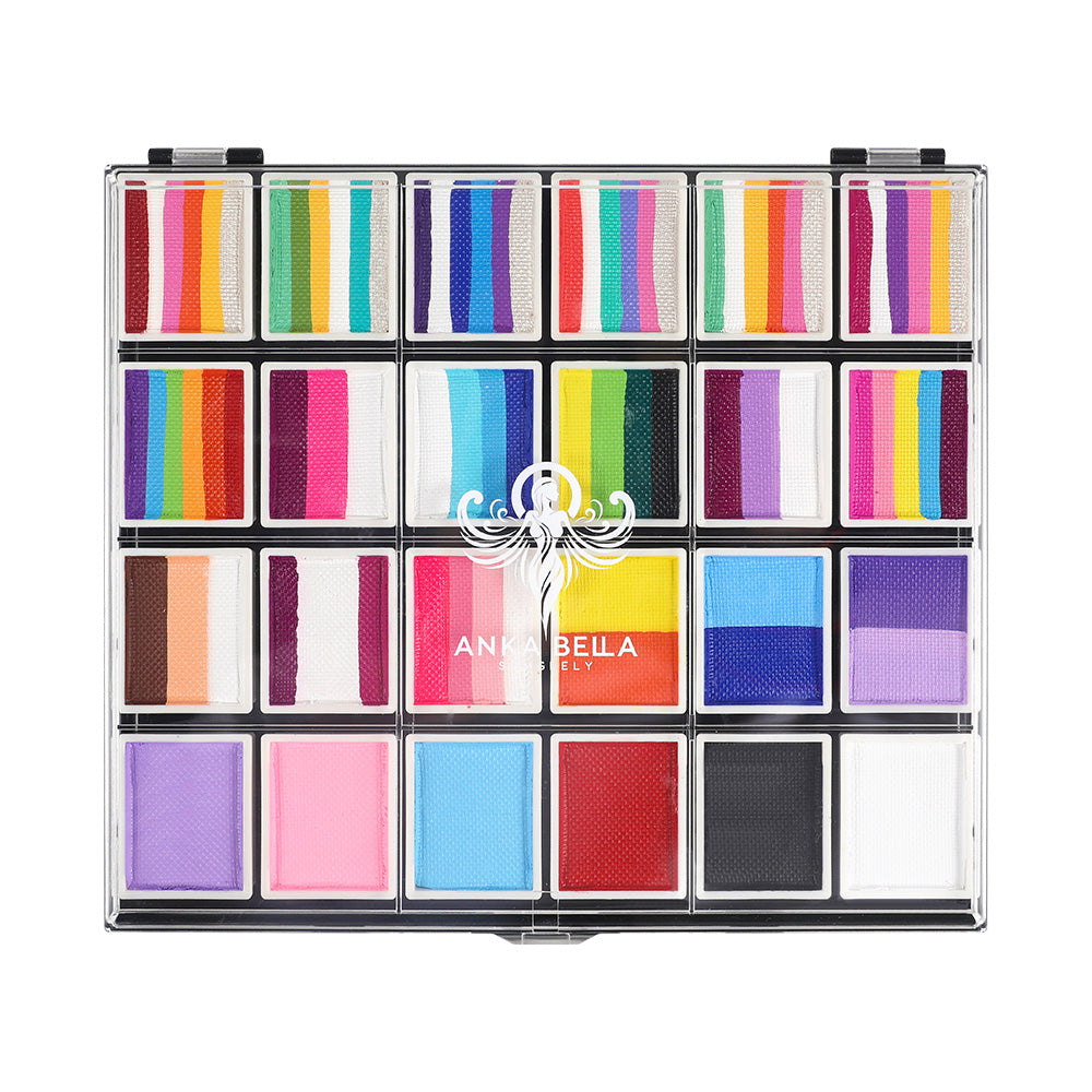Pintor todoterreno de 24 colores, paleta de colores profesional, 