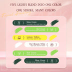 A touch of fresh green rainbow Face paint& Anka bella Anka Bella