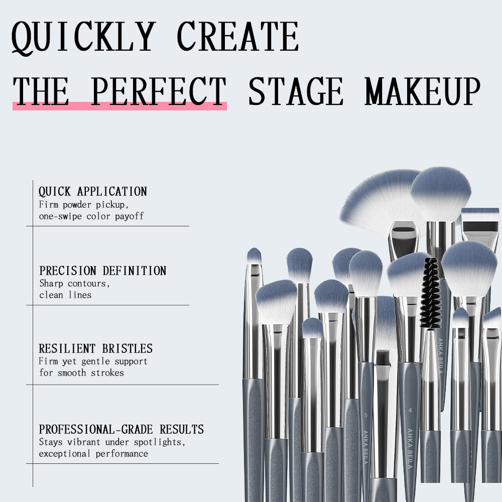 Stage costume - makeup brush set