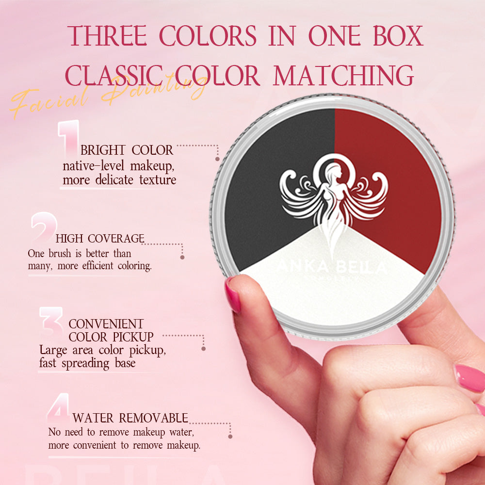 Classic Trio round cake Face painting&Anka bella