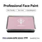 Anka Bella professional matte nude pink face paint palette, skin friendly non-toxic face body paint