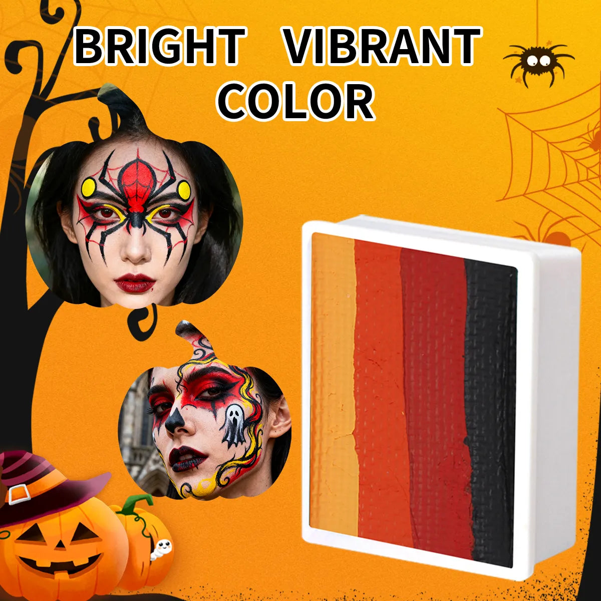 Halloween Face Paint Kit – Safe, Washable & Fun for All Ages